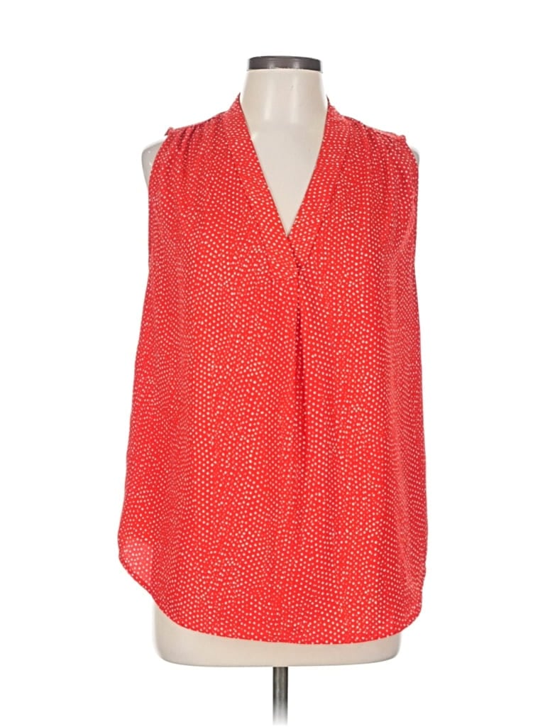 Pre-owned Vici Sleeveless Blouse In Red