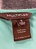 MULTIPLES Teal 3/4 Sleeve Blouse Size S - photo 8