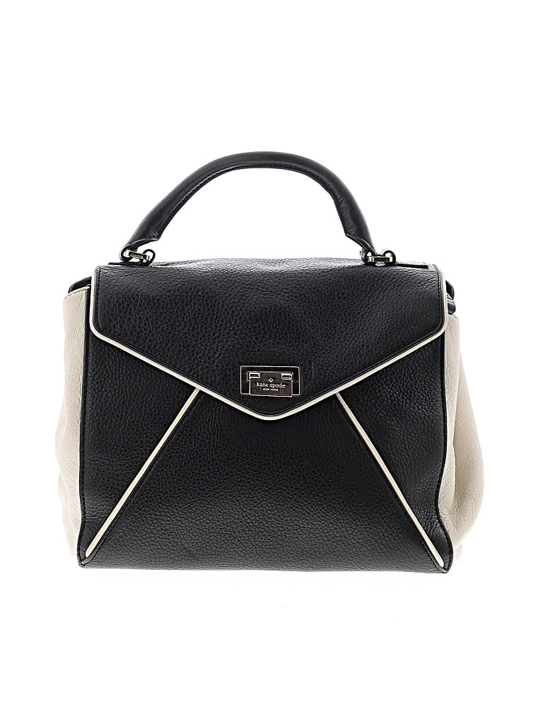 Pre-owned Kate Spade New York Leather Satchel In Black