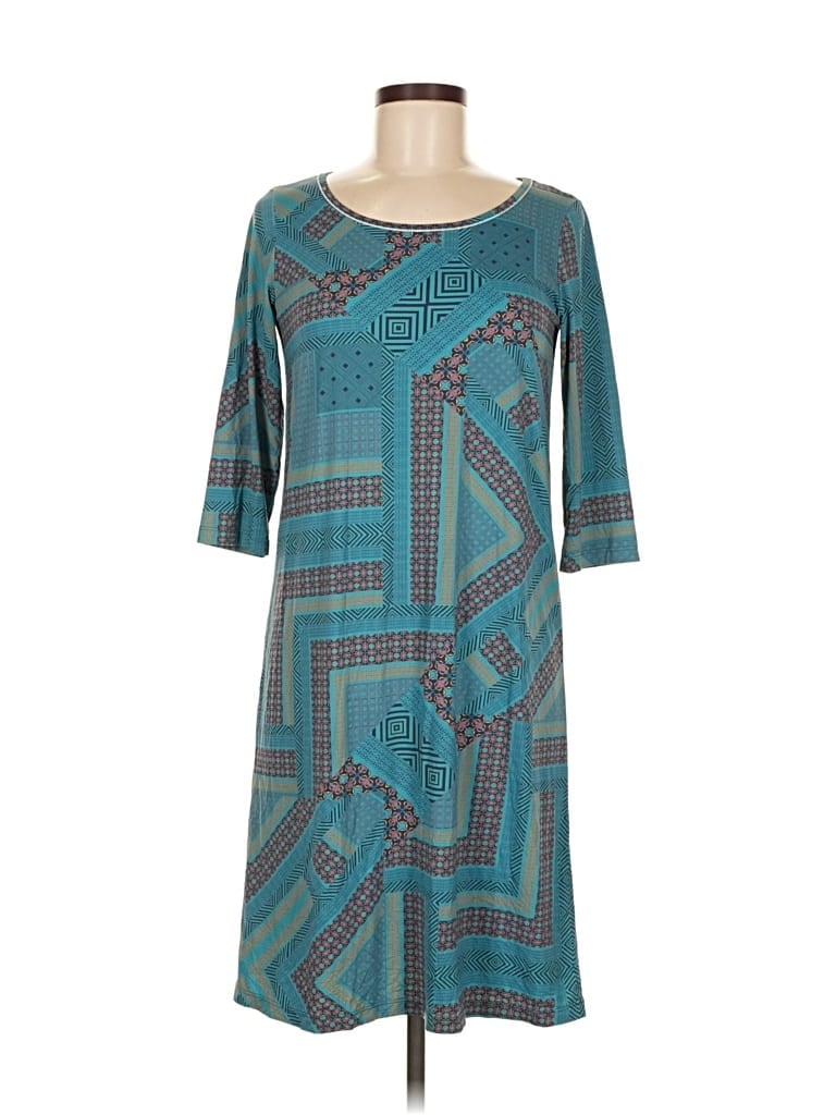 Pre-owned Assorted Brands Casual Dress In Blue