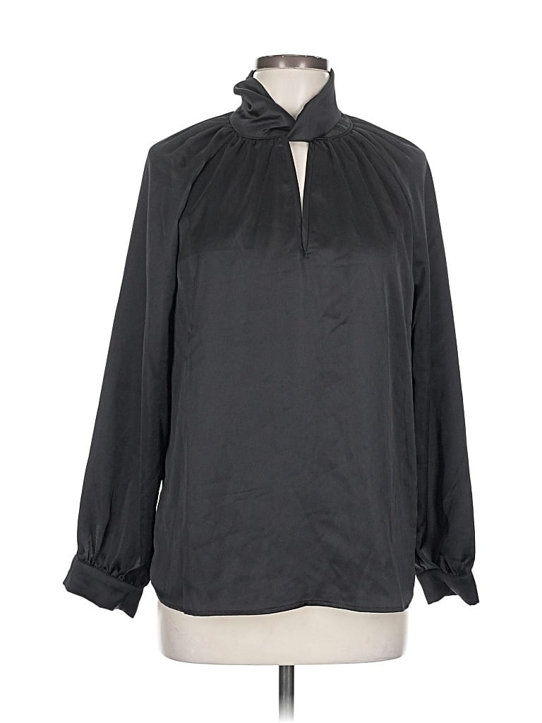 RACHEL ZOE Pre-owned Long Sleeve Blouse In Black