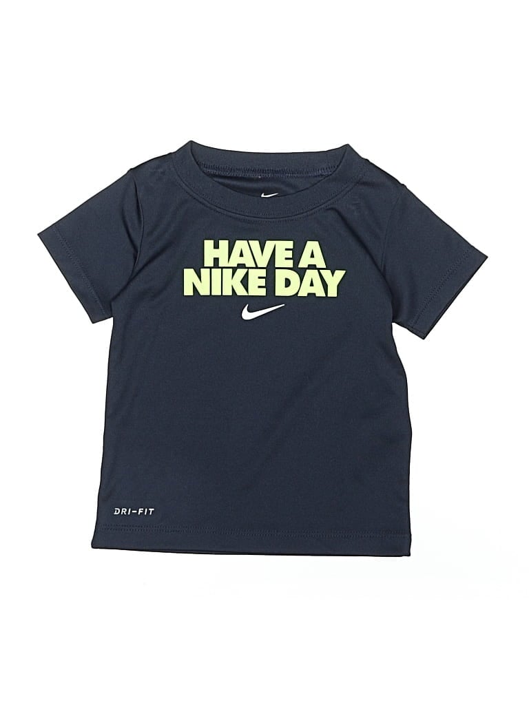 Click to view more detailed imagery on our partner's website Pre-owned Nike Kids' Active T-shirt In Blue