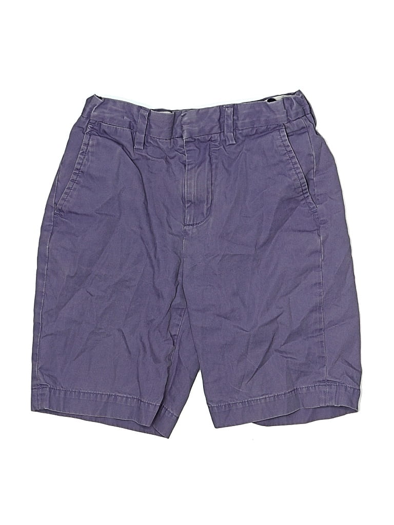 Pre-owned Crewcuts Kids' Cargo Shorts In Purple