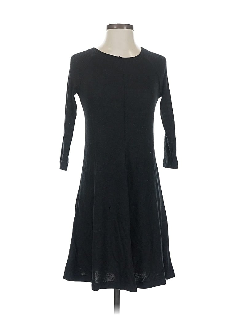 Pre-owned Three Dots Cardigan Sweater In Black