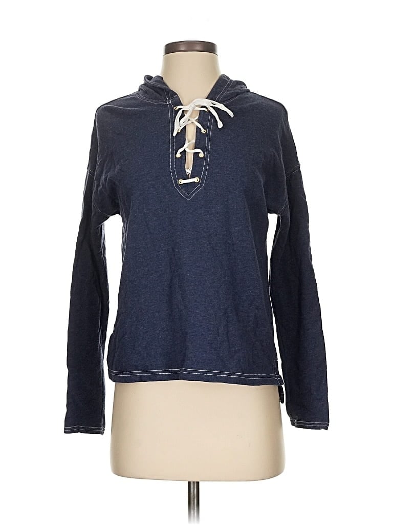 Pre-owned Ann Taylor Loft Pullover Sweater In Blue