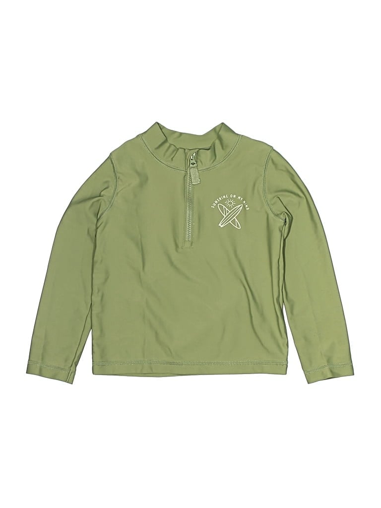 CARTER'S Pre-owned Kids' Rash Guard In Green