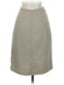 Tocca 100% Acetate Chevron-herringbone Gray Formal Skirt Size 4 - photo 2