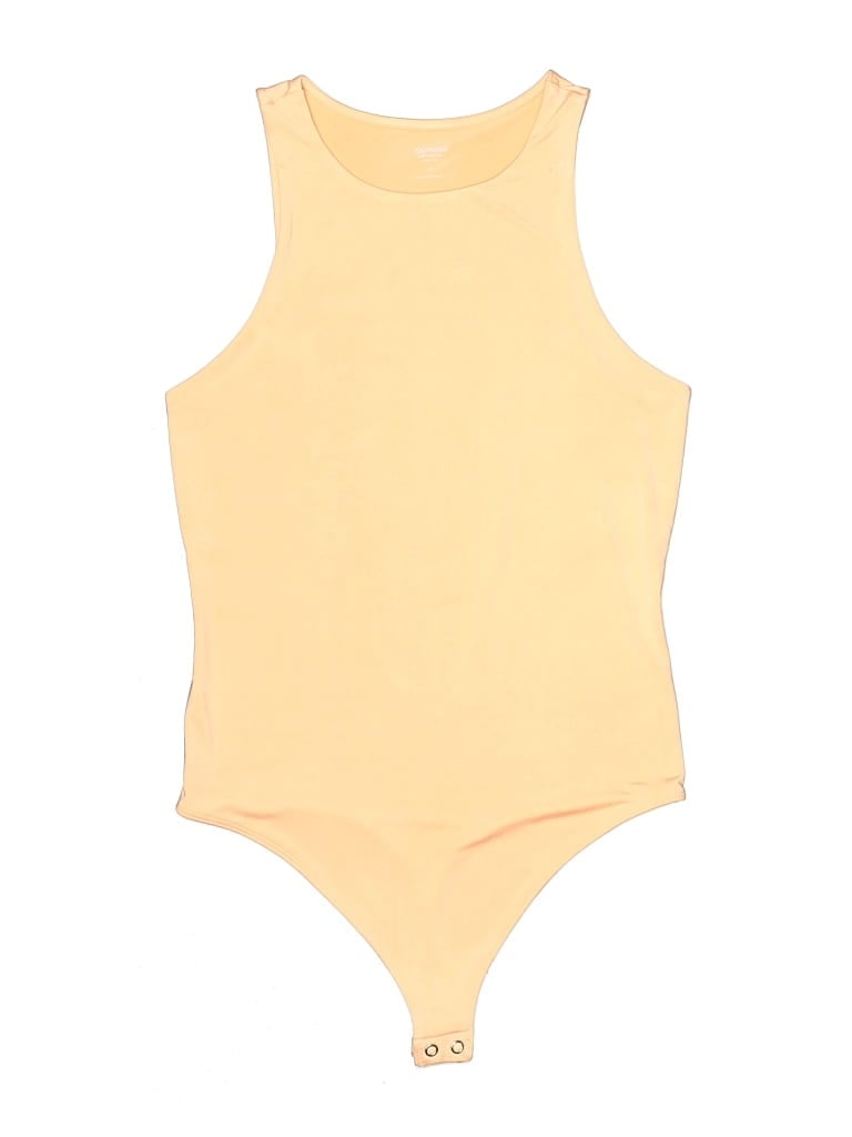 Pre-owned Express Bodysuit In Yellow