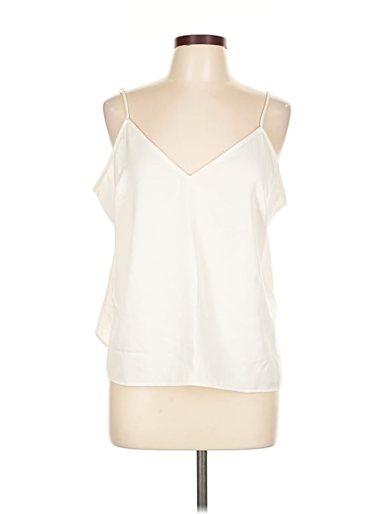 Pre-owned A New Day Sleeveless Blouse In White