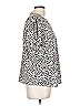 Hayden 100% Polyester Animal Print Ivory Short Sleeve Top Size L - photo 4