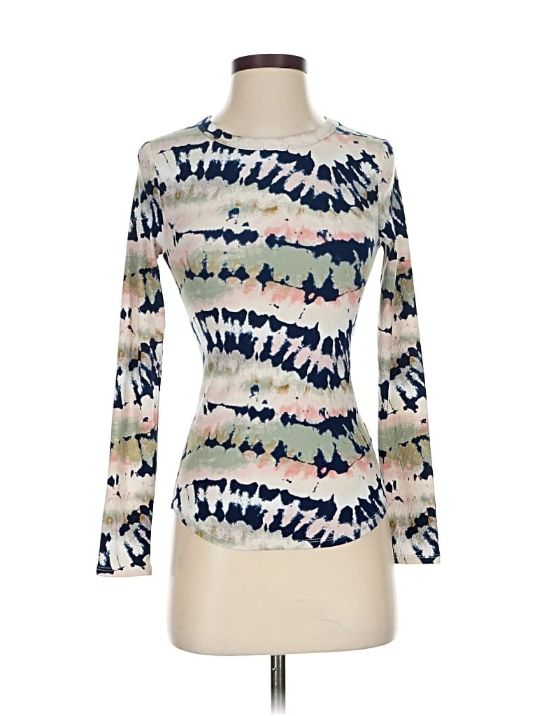 Pre-owned No Boundaries 3/4 Sleeve T-shirt In Blue