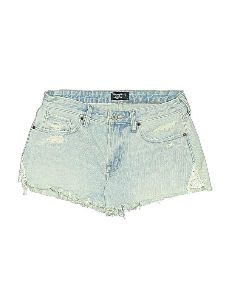 Pre-owned Abercrombie & Fitch Denim Shorts In Blue