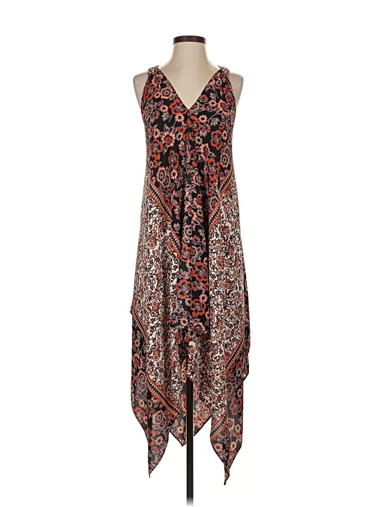 Pre-owned Slny Casual Dress In Brown