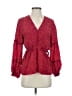 Rungolee Red Long Sleeve Blouse Size S - photo 1