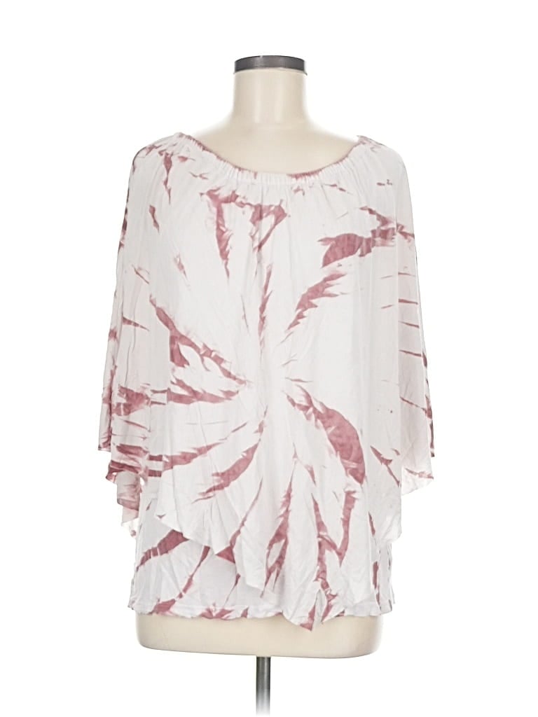 Click to view more detailed imagery on our partner's website Pre-owned Xcvi 3/4 Sleeve Blouse In White