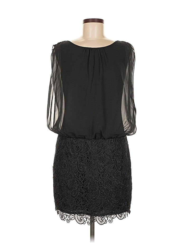 Pre-owned Aidan Mattox Cocktail Dress In Black