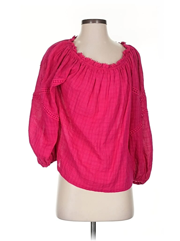 MAX STUDIO Pre-owned 3/4 Sleeve Blouse In Pink
