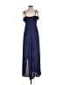 Express 100% Polyester Blue Cocktail Dress Size 6 - photo 2
