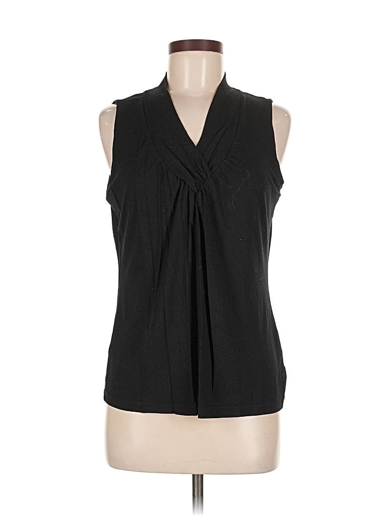 Click to view more detailed imagery on our partner's website Pre-owned Talbots Sleeveless Blouse In Black