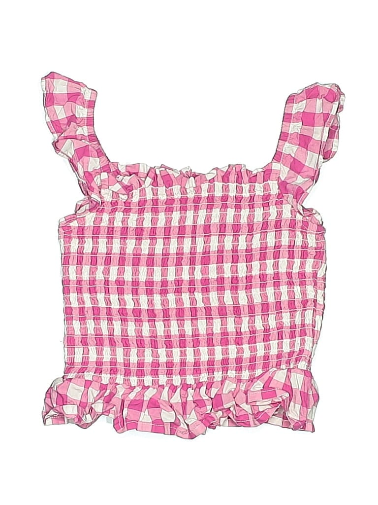 Click to view more detailed imagery on our partner's website Pre-owned Janie And Jack Kids' Sleeveless Blouse In Pink