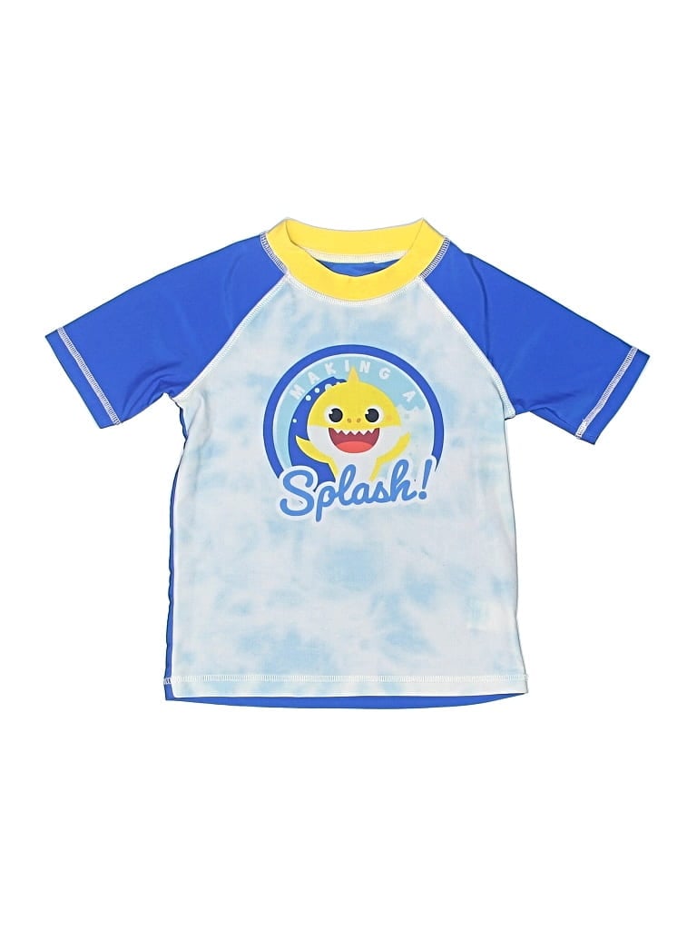 Click to view more detailed imagery on our partner's website Pre-owned Nickelodeon Kids' Rash Guard In Blue