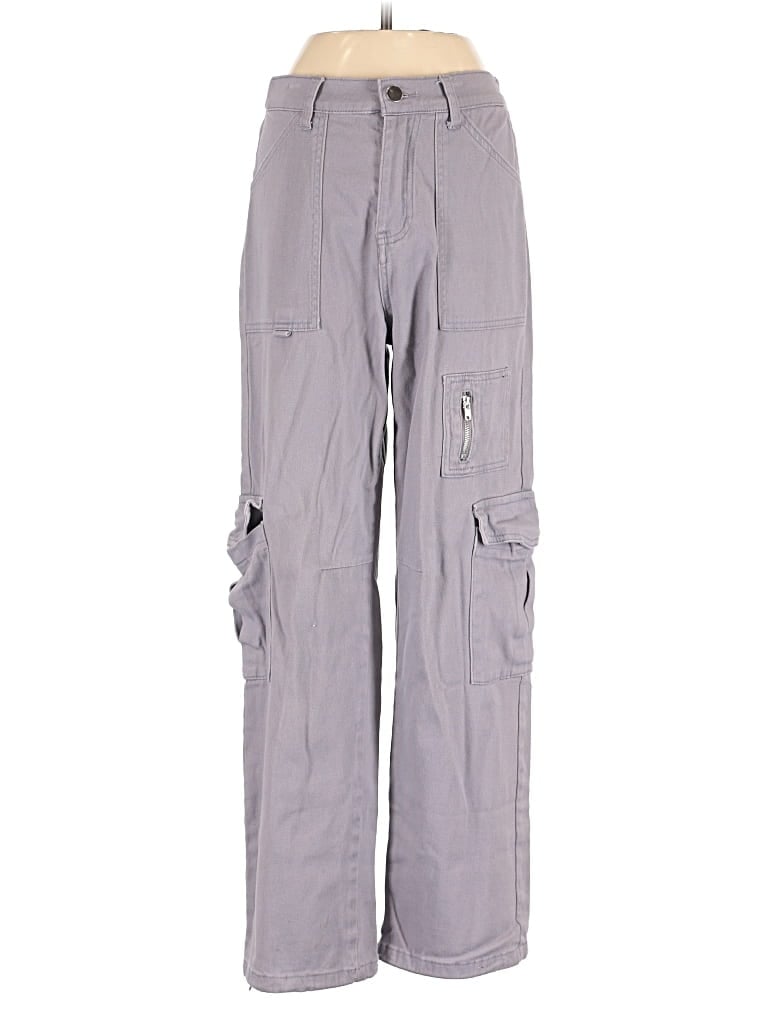 Pre-owned Unbranded Cargo Pants In Gray