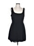 Lulus Solid Black Casual Dress Size L (estimated) - photo 1