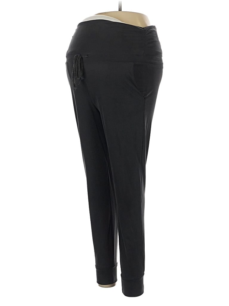Pre-owned Splendid Active Pants In Black