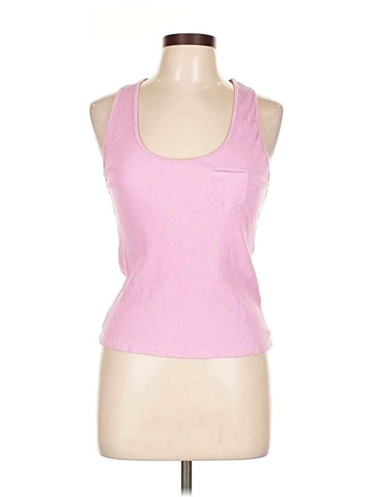 Pre-owned Zara Tank Top Pink Halter Neckline Tops