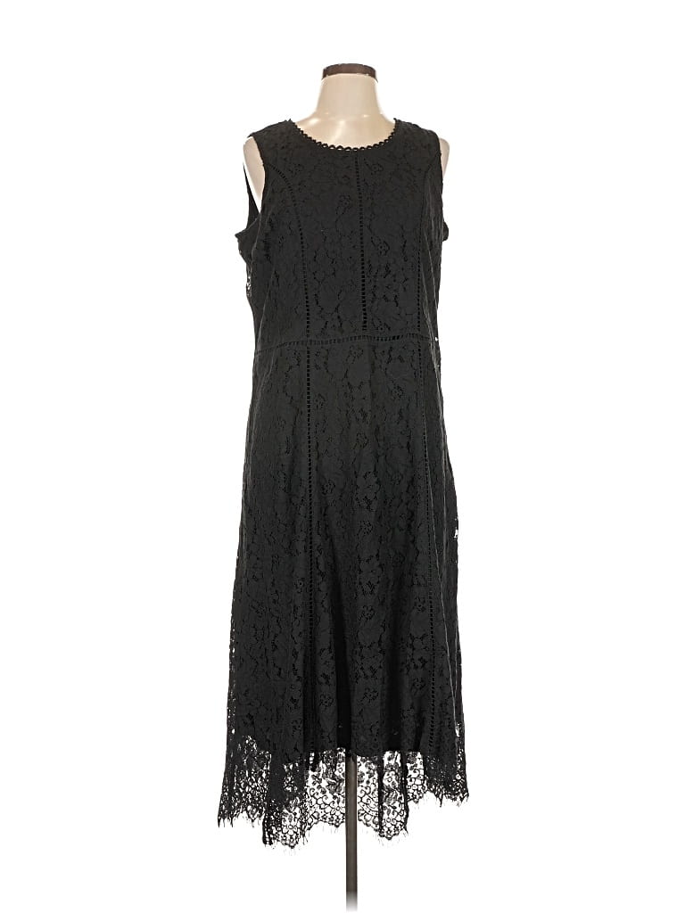 Pre-owned Isaac Mizrahi Live Cocktail Dress In Black