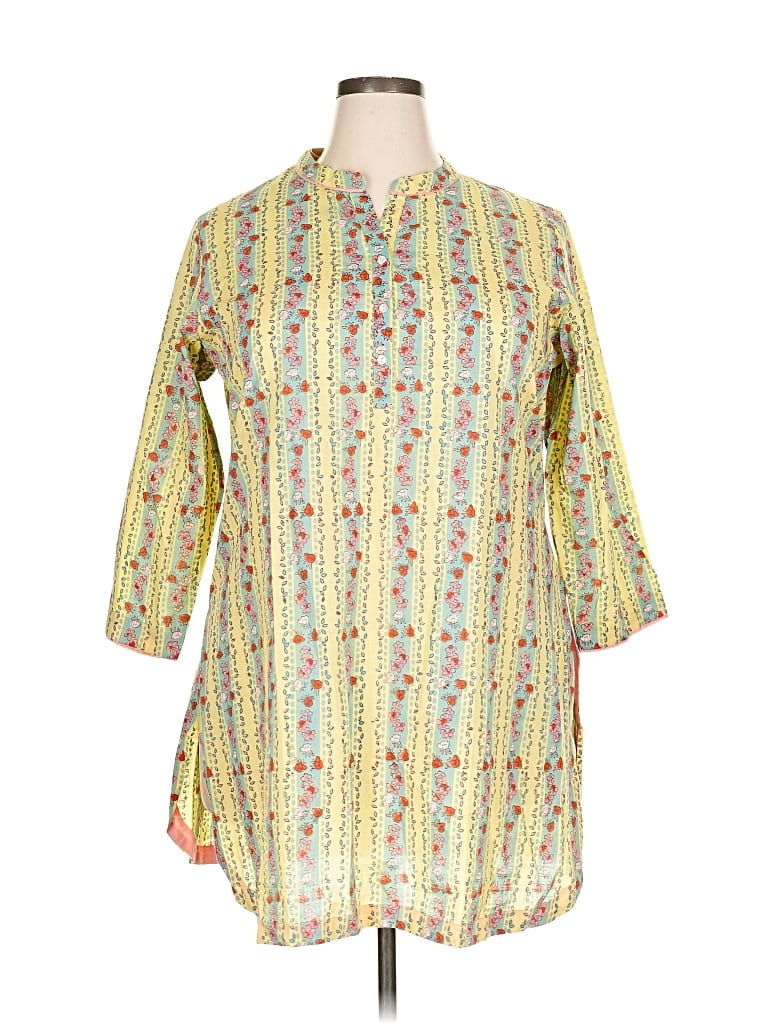 Pre-owned Fabindia Casual Dress In Yellow