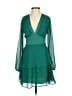 BCBGeneration 100% Polyester Solid Green Cocktail Dress Size 0 - photo 1