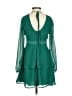 BCBGeneration 100% Polyester Solid Green Cocktail Dress Size 0 - photo 2