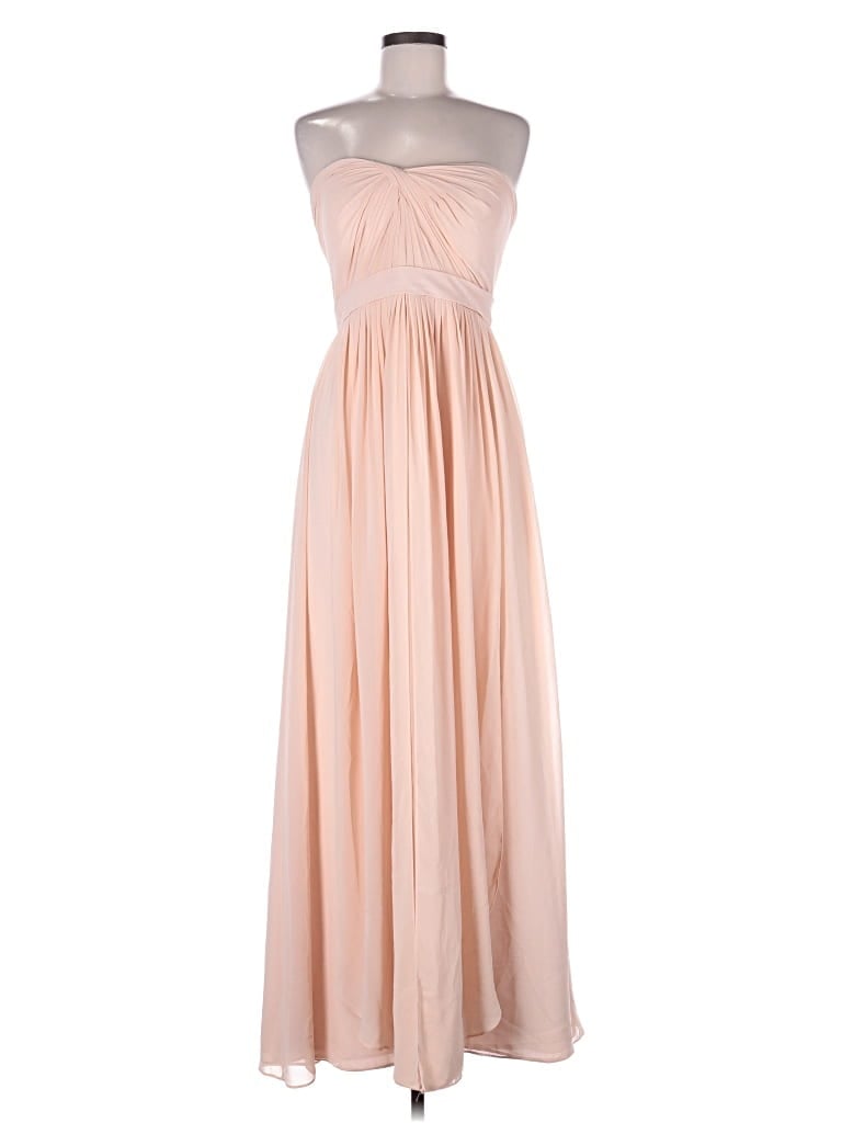 Pre-owned Jenny Yoo Collection Cocktail Dress In Brown