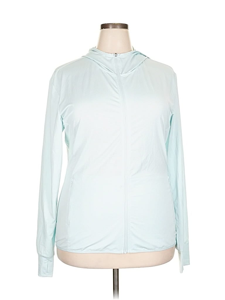 Pre-owned Assorted Brands Track Jacket In Blue