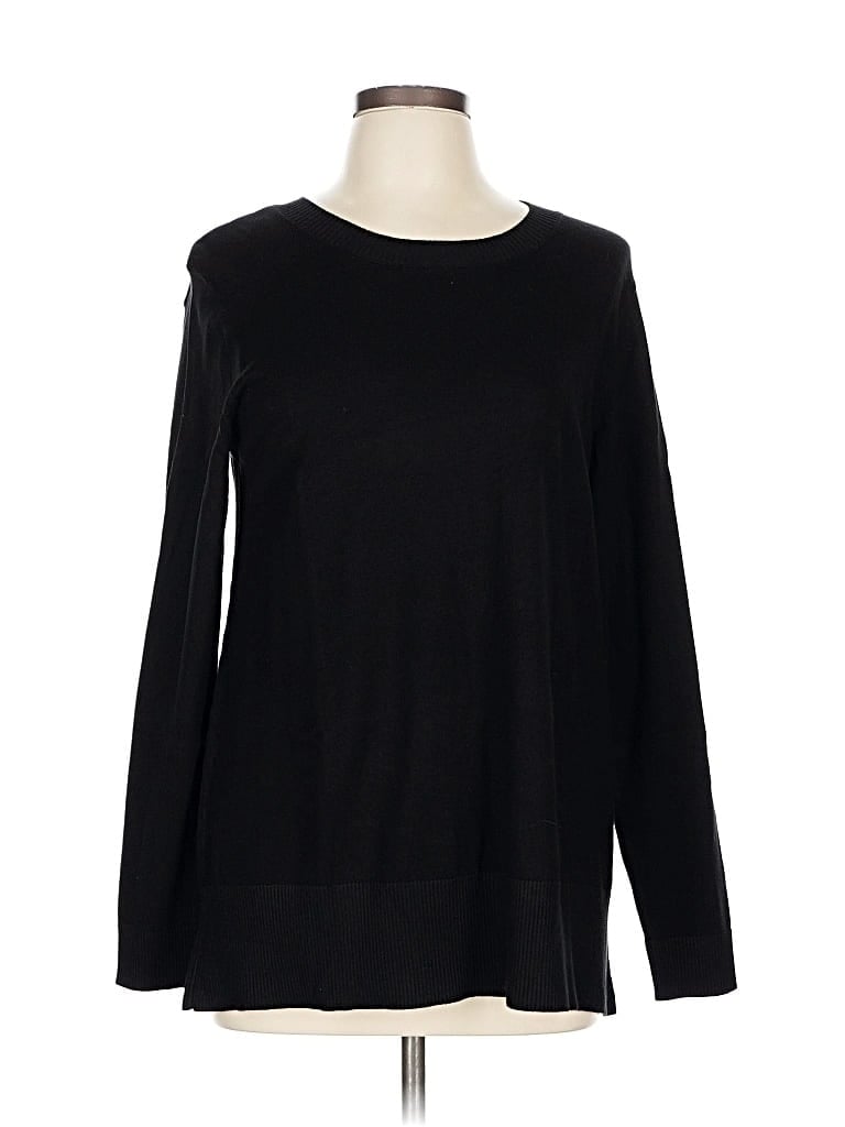 JOAN VASS NEW YORK Pre-owned Pullover Sweater In Black