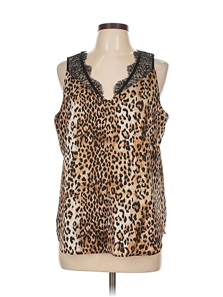 EXPRESS Pre-owned Sleeveless Blouse In Brown