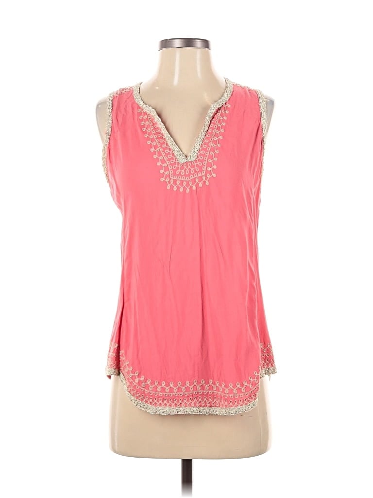Pre-owned Love Stitch Sleeveless Blouse In Pink
