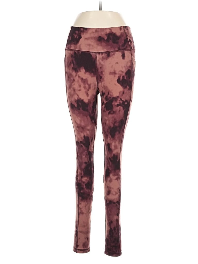 Click to view more detailed imagery on our partner's website Pre-owned Victoria's Secret Leggings In Burgundy