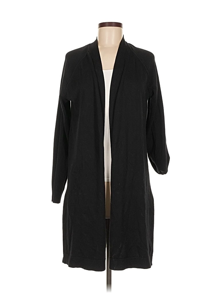 Pre-owned 89th & Madison Cardigan Sweater In Black