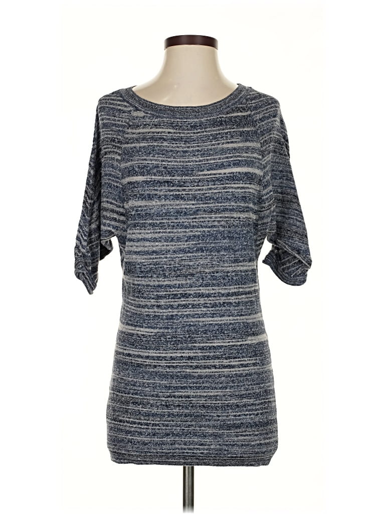 Pre-owned Bcbgmaxazria Pullover Sweater In Blue