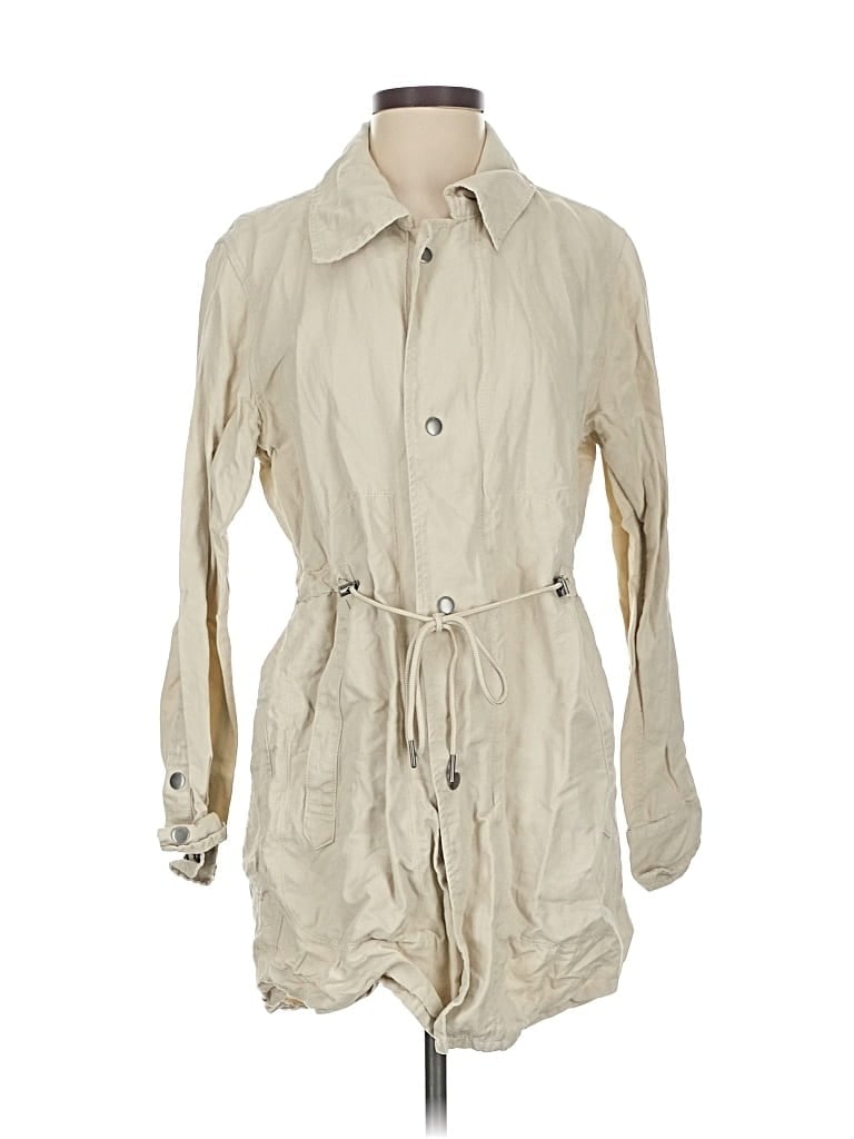 Pre-owned Cabi Trenchcoat In Brown