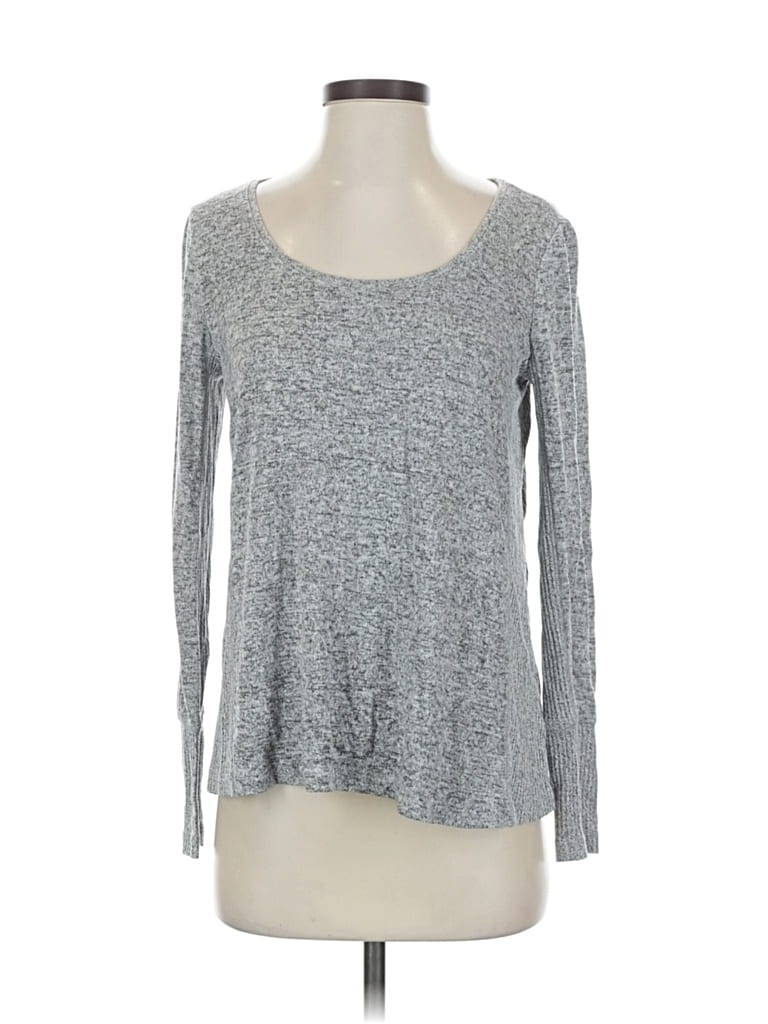 Pre-owned Mudd Long Sleeve T-shirt In Gray