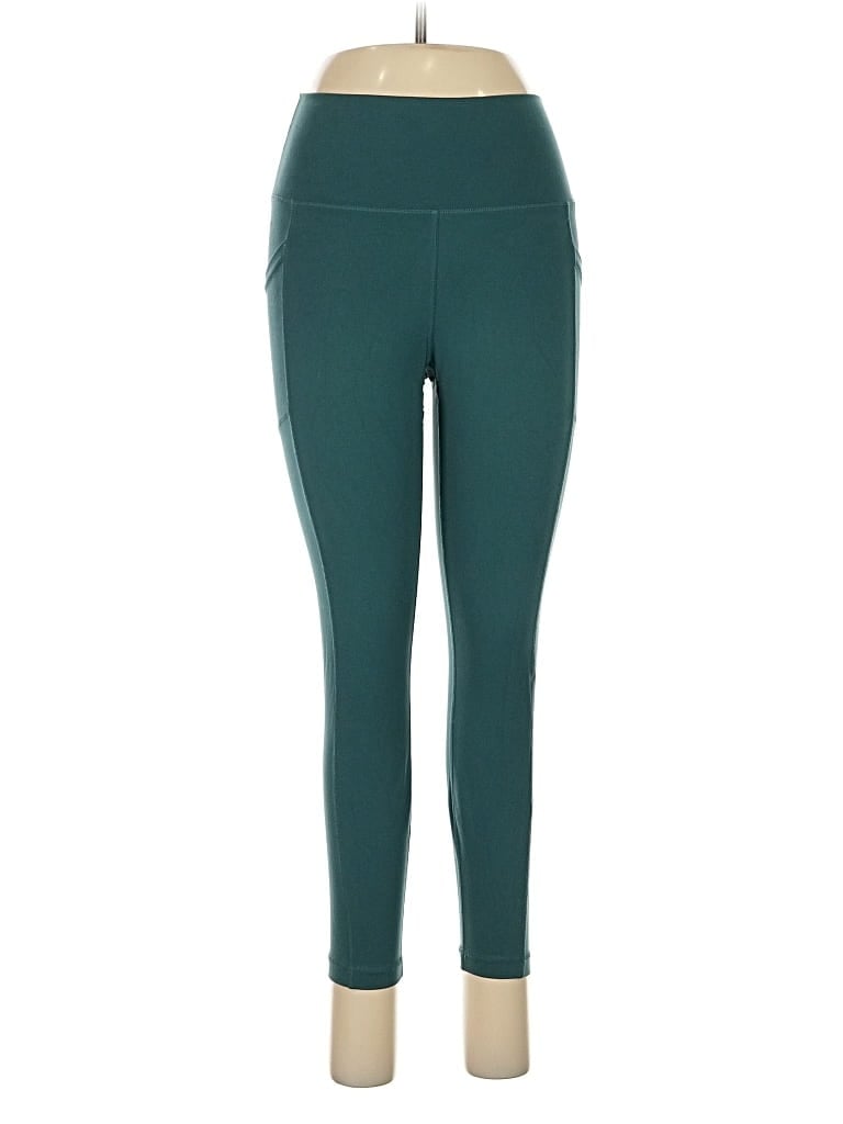 Pre-owned Yogalicious Active Pants In Green