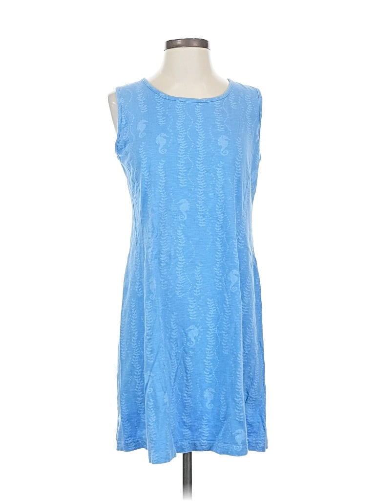Pre-owned Assorted Brands Casual Dress In Blue