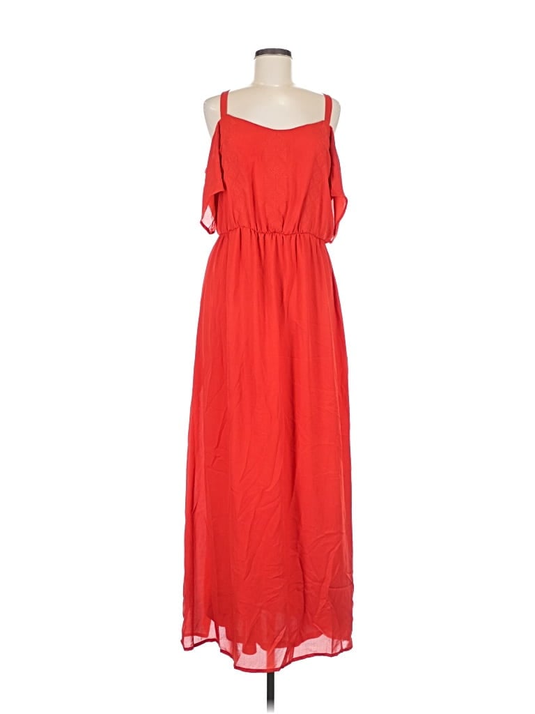Pre-owned Gibson Latimer Casual Dress In Red