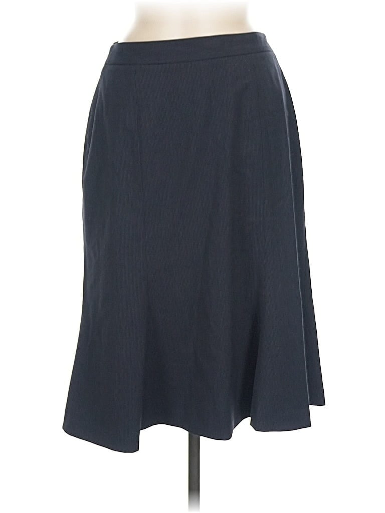 Pre-owned Banana Republic Wool Skirt In Blue