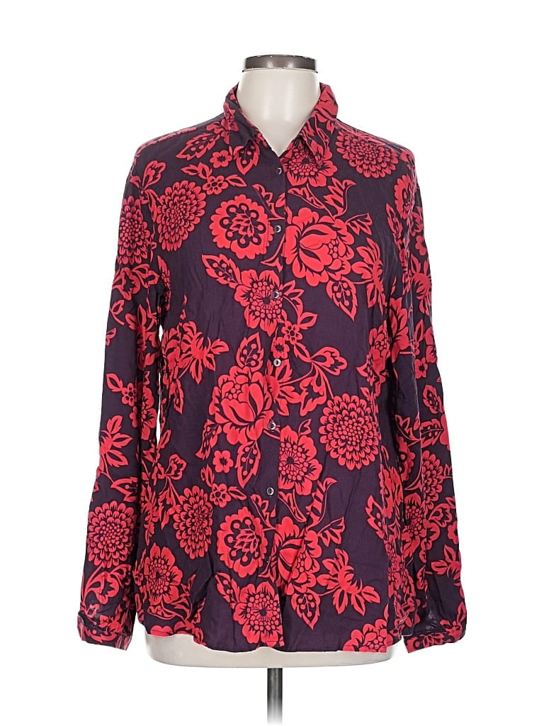 Click to view more detailed imagery on our partner's website Pre-owned Saint James Long Sleeve Blouse In Red