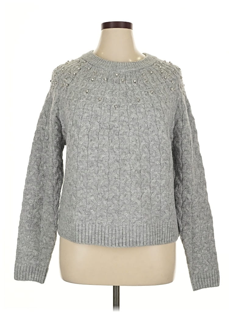 Pre-owned A New Day Pullover Sweater In Gray