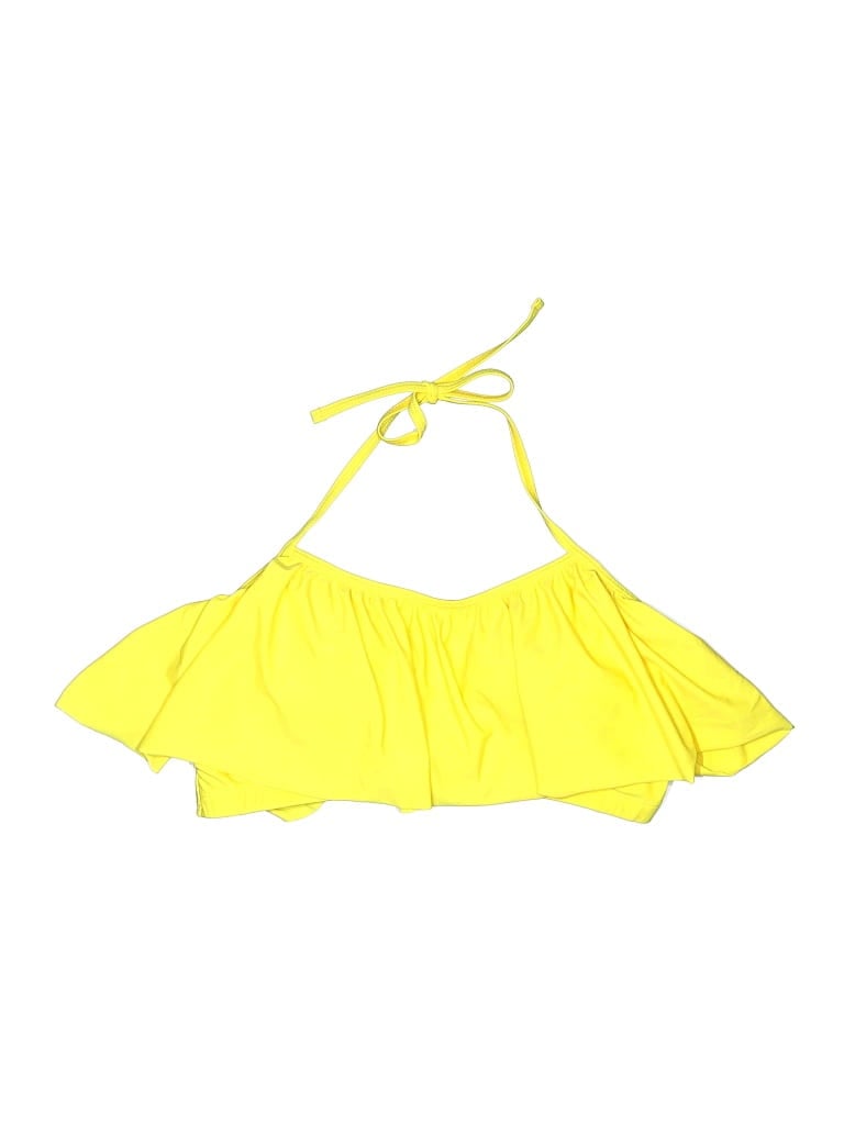 Pre-owned Assorted Brands Swimsuit Top Yellow Swimwear
